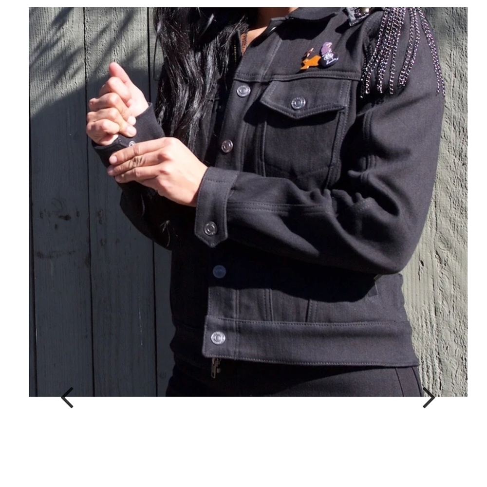 Horizon stellar moto brand denim rising jacket midnight XL - Picture 9 of 12